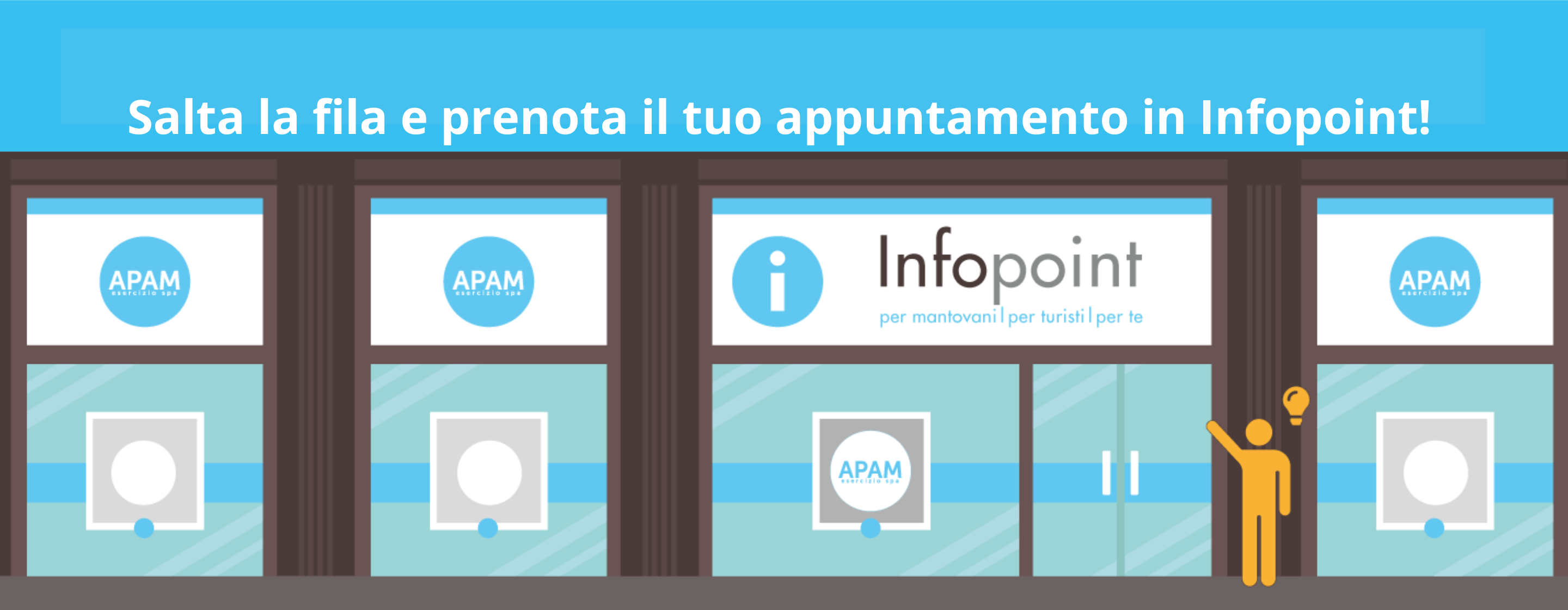 PRENOTA IL TUO APPUNTAMENTO IN INFOPOINT E SALTA LA FILA!